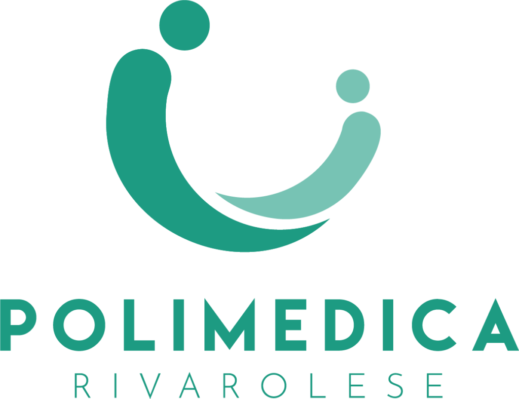 nuova identità per Polimedica Rivarolese - logo verticale